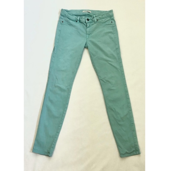 Rich & Skinny teal blue mid rise skinny jeans 29 - Picture 2 of 8